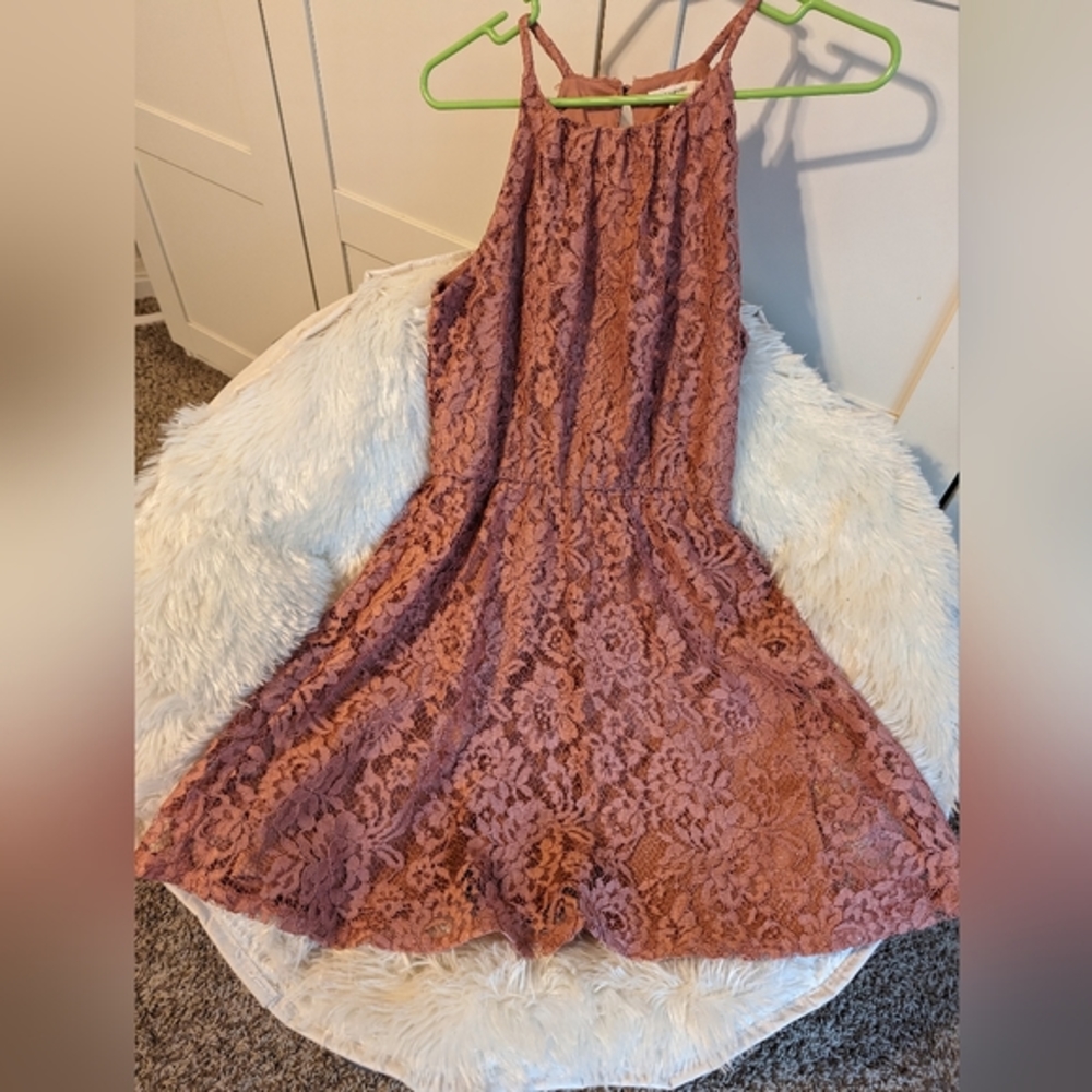 Maurice's, size small, rose gold sleeveless dress.